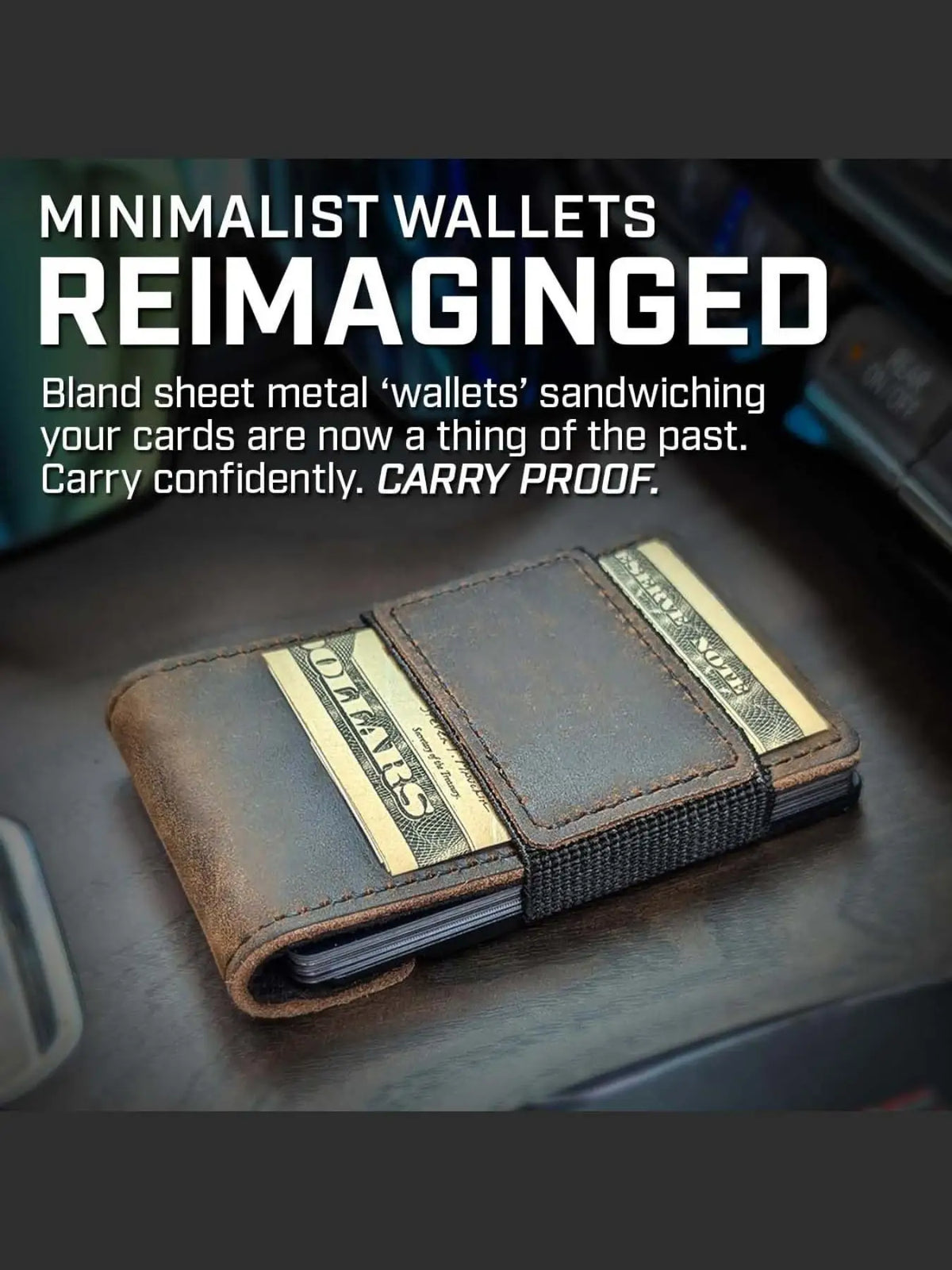 Men's RFID Blocking Pull-Out Leather Wallet