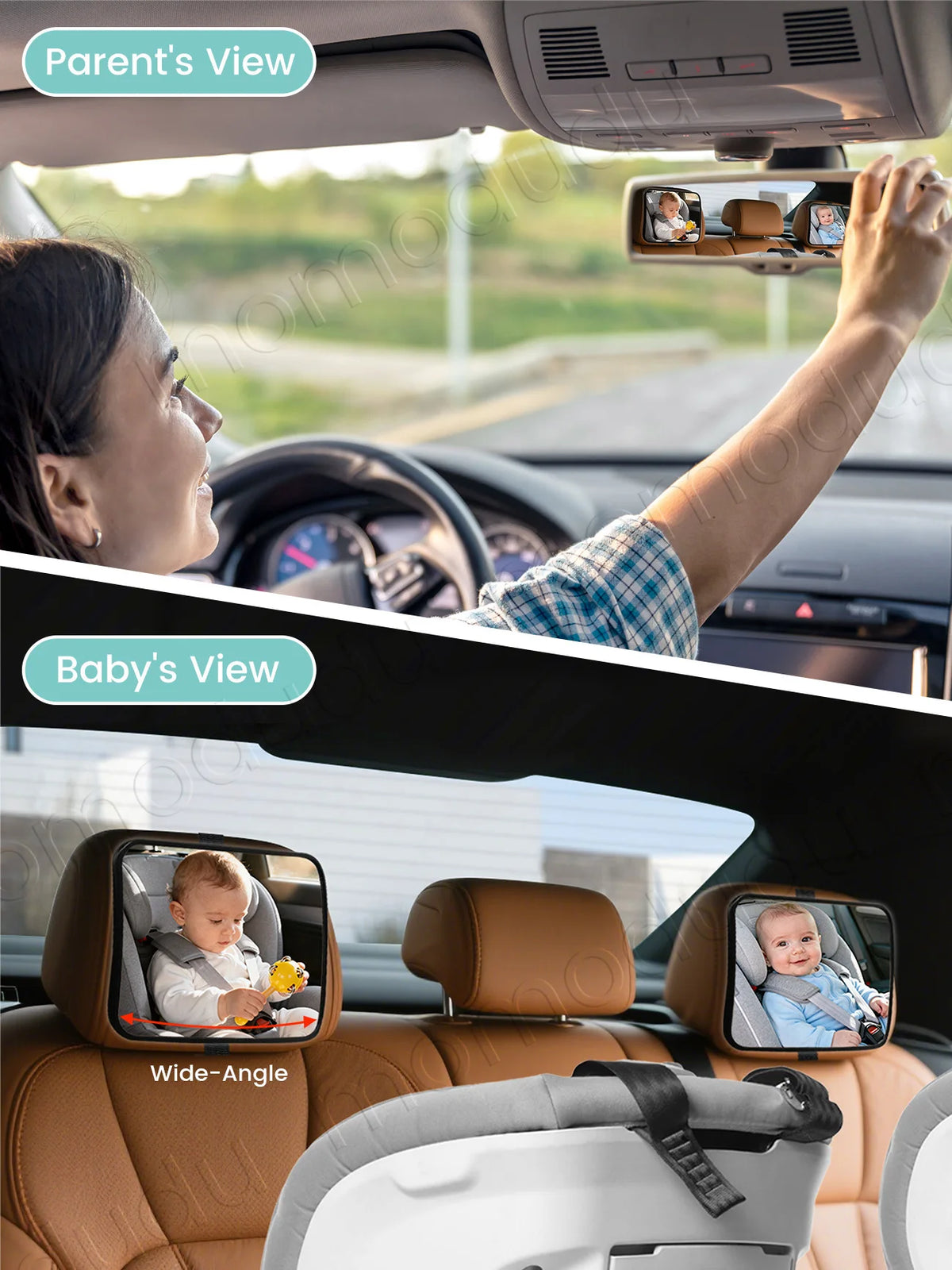 Baby Car Mirror for Back Seat Safety