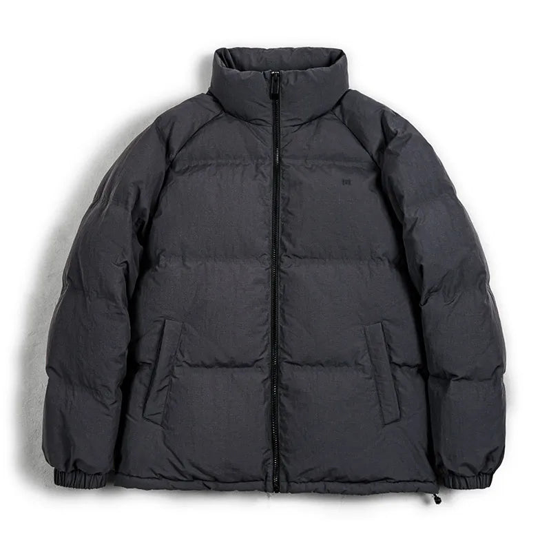 Herren-Winterdaunenjacke – Stehkragen, wasserdicht