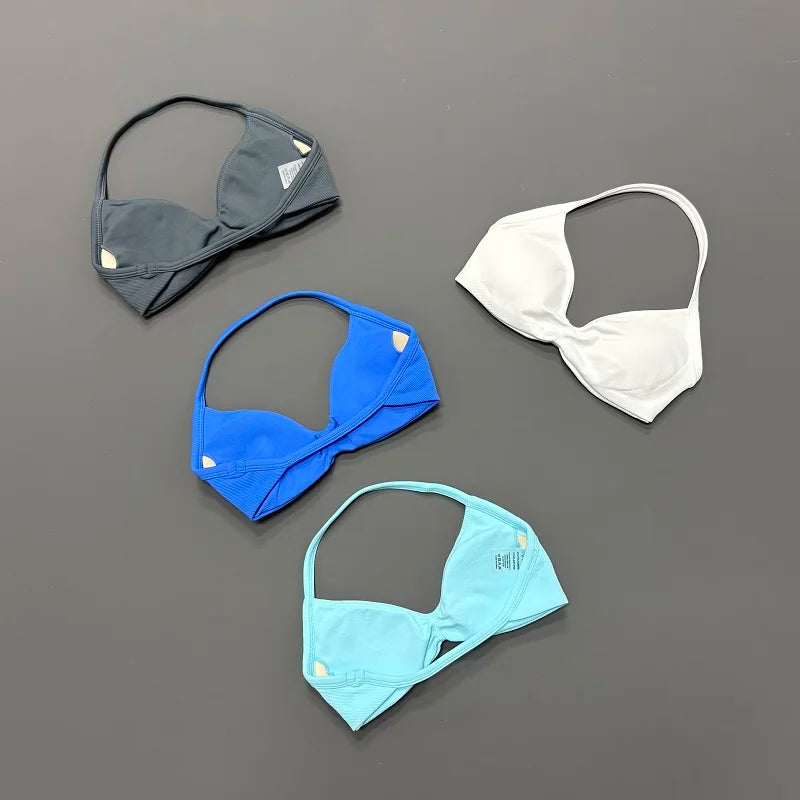 Soutien-gorge de sport dos nu à maintien élevé pour femme, haut de fitness sans couture, respirant, pour yoga, course et entraînement