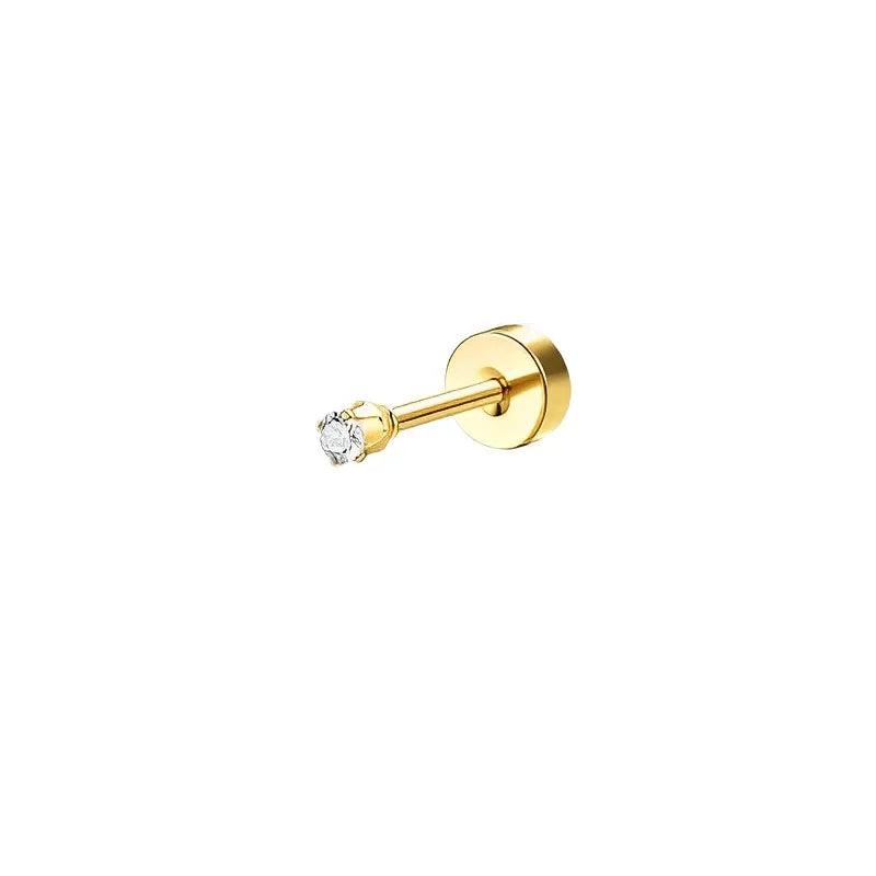 Surgical Steel Flat Back Earrings