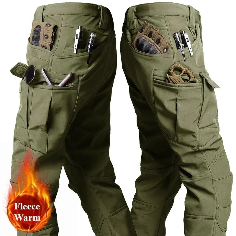 Men's Winter Soft Shell Tactical Set – Windproof, Waterproof