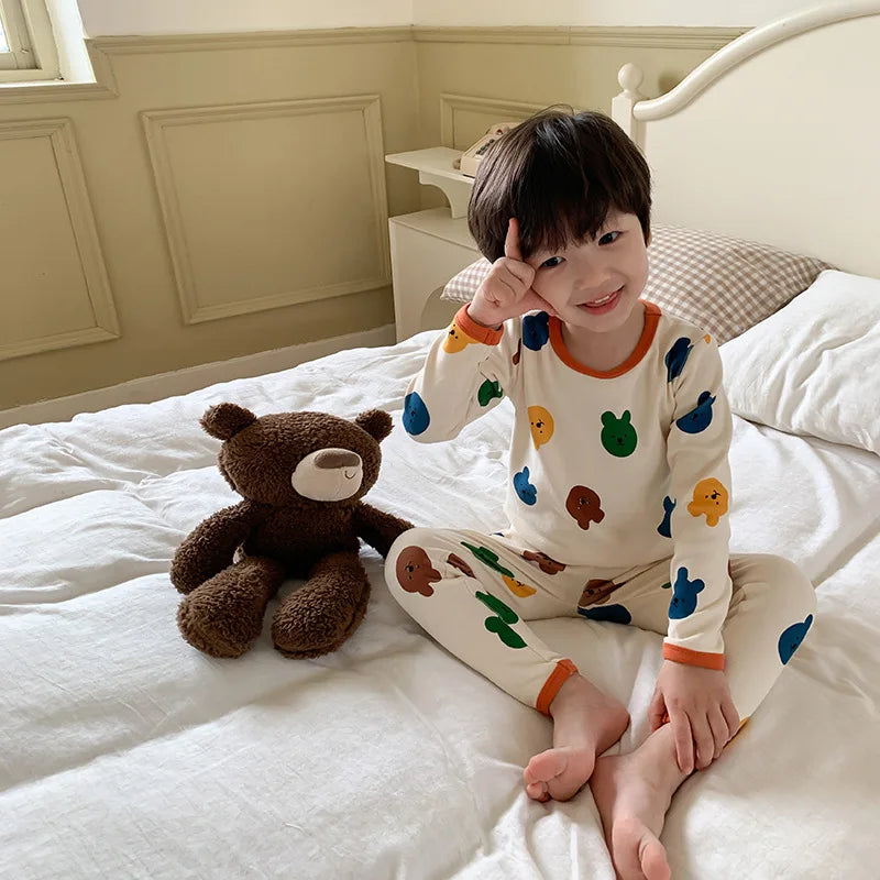 Baby Boys' Long Sleeve Pajama Set – Lightweight