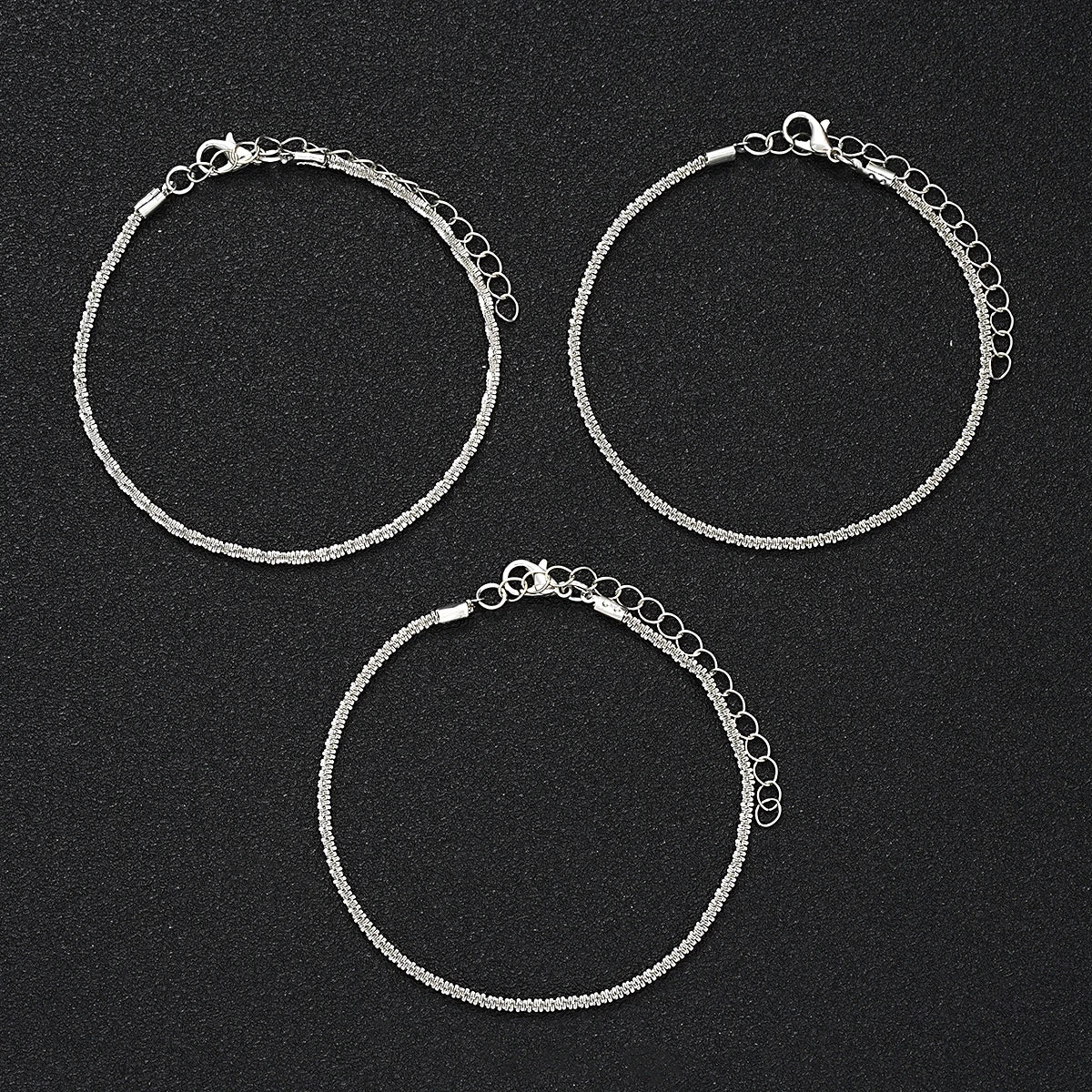 Layered Anklet Set