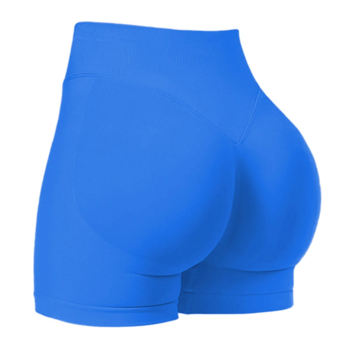Pantaloncini da yoga a vita media con tre pannelli da donna, compressione moderata per controllo addominale e effetto push-up, pantaloncini sportivi sexy da 3 pollici per glutei a pesca