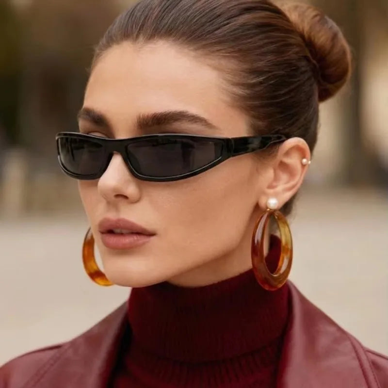Occhiali da sole Steampunk Y2K New Fashion per uomo e donna, occhiali firmati di lusso, ideali per viaggi, guida, sport all'aria aperta, ciclismo, protezione UV400