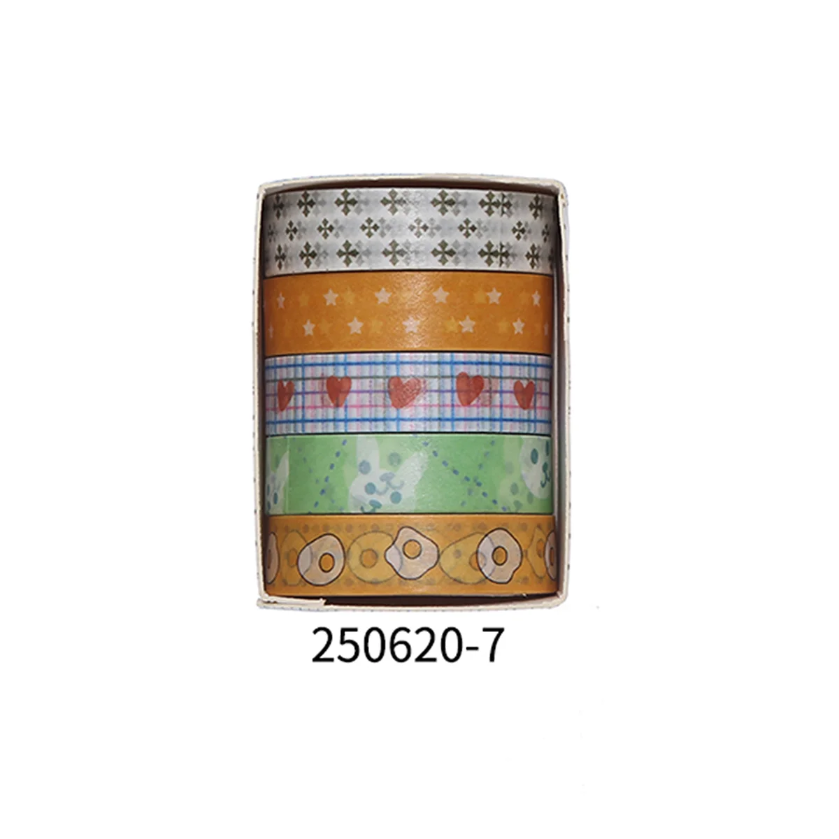 Romantic Flower Washi Tape (5 Rolls)