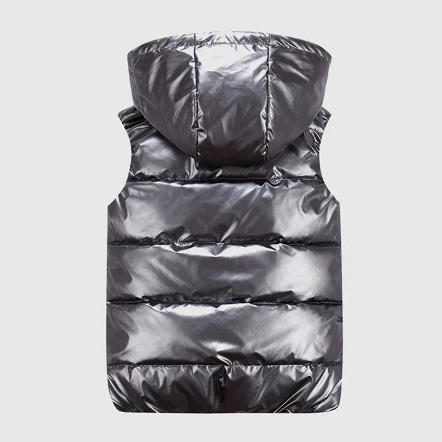 Men's Winter Hooded Padded Vest – Waterproof