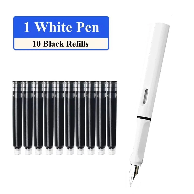 Fountain Pen Set with Ink Refills