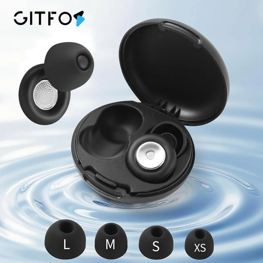Reusable Silicone Noise-Cancelling Earplugs