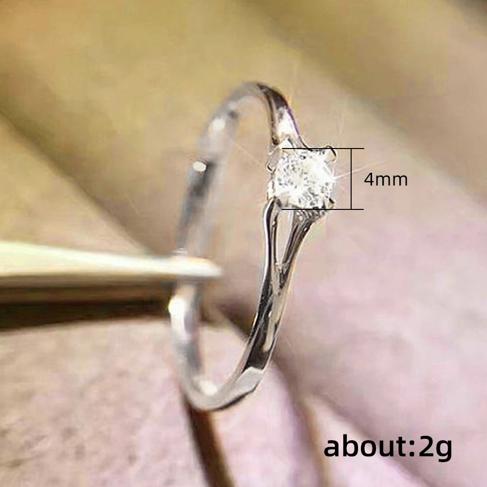 Zirconia Accent Ring