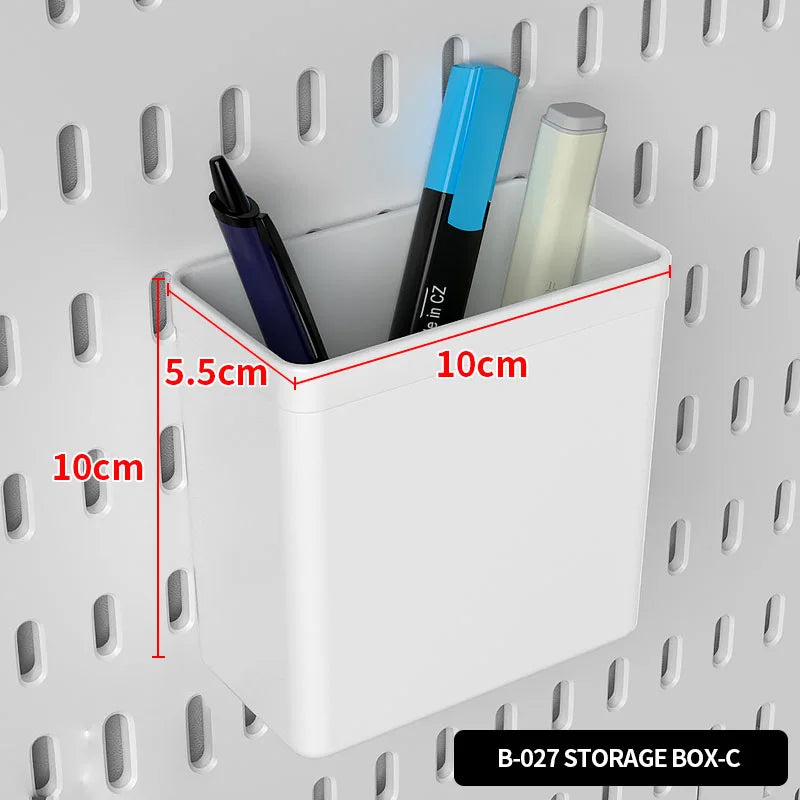 Plastic Pegboard Desk Organizer