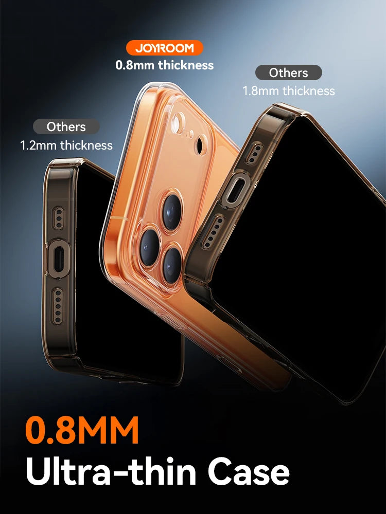 Joyroom Crystal Transparent iPhone Case (iPhone 17/16/15)