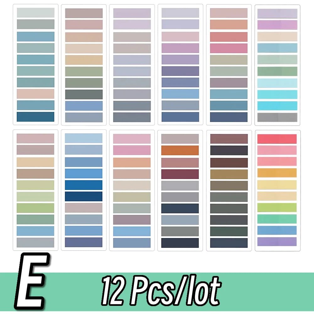 Colorful Transparent Index Memo Pads