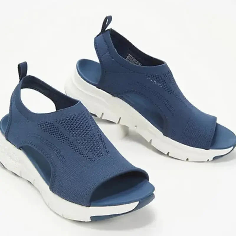 Women's Mesh Platform Wedge Sandals