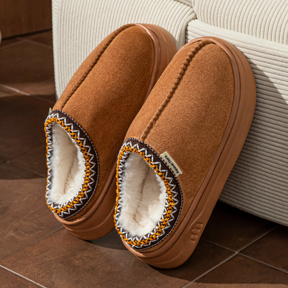 Women's Fuzzy Winter Slipper Boots