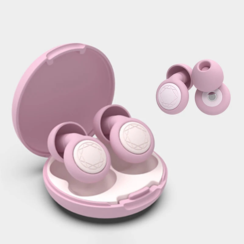 Reusable Silicone Noise-Cancelling Earplugs