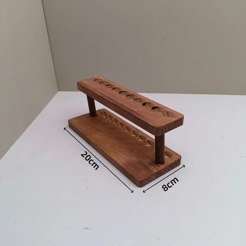 Walnut Wood Multifunction Desk Organizer