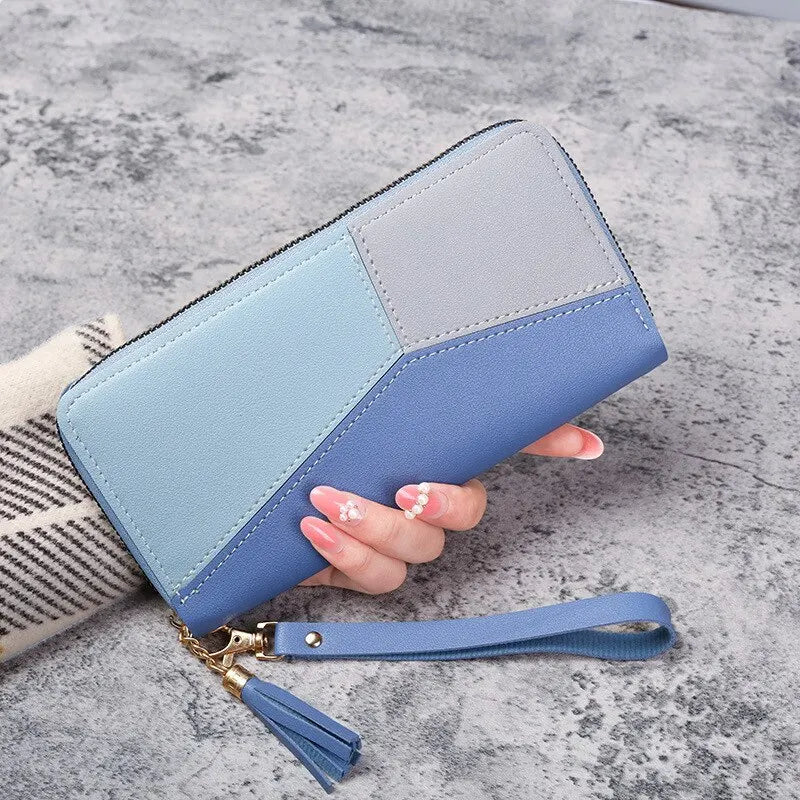 Women's Long Zipper Wallet with Coin Purse