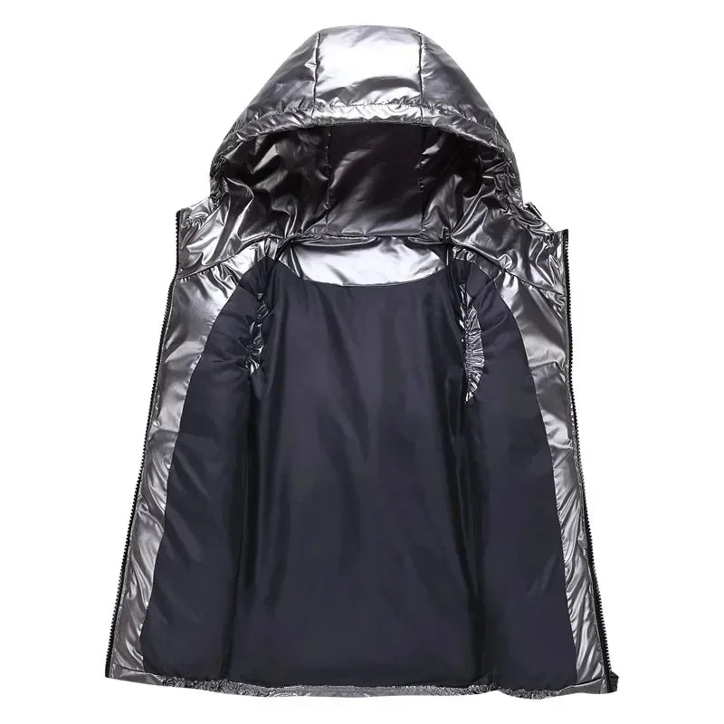 Men's Winter Hooded Padded Vest – Waterproof