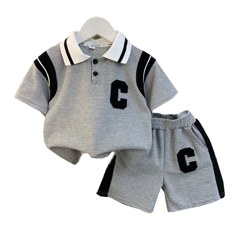 Toddler 2-Piece Summer Outfit – T-Shirt & Shorts
