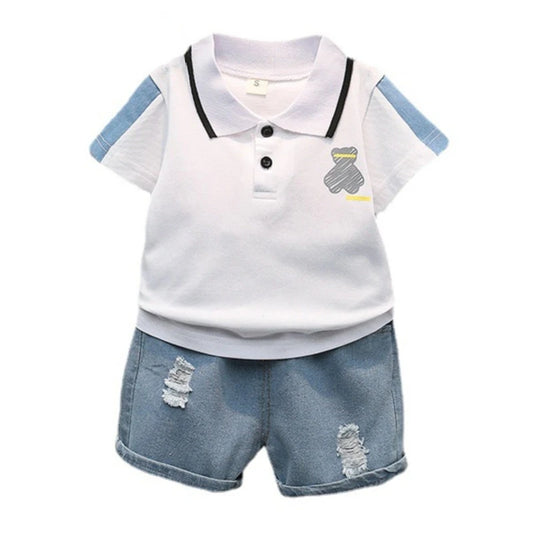 Toddler 2-Piece Summer Outfit – T-Shirt & Shorts