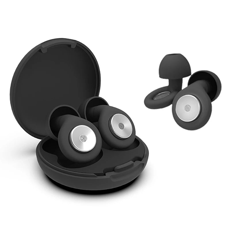 Reusable Silicone Noise-Cancelling Earplugs