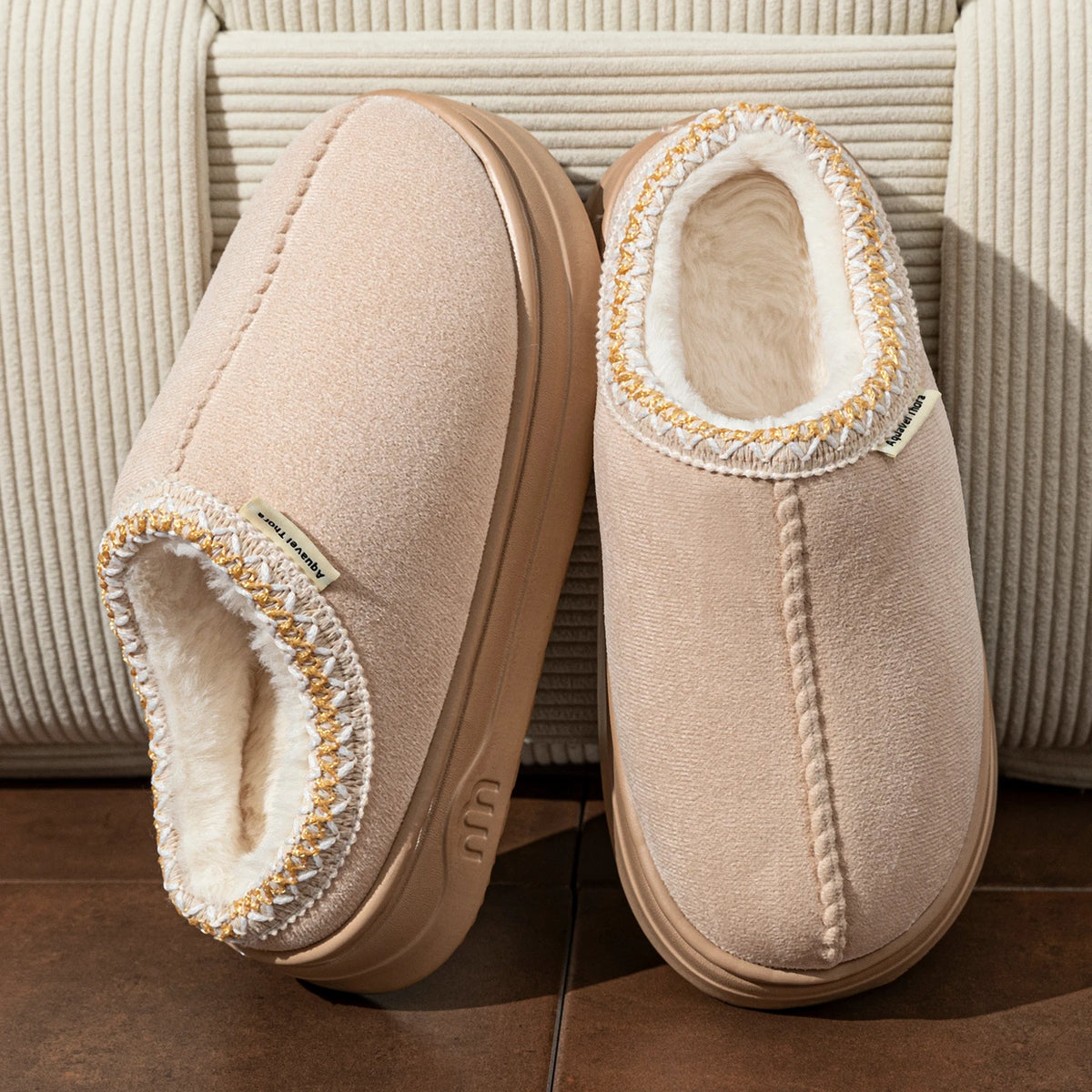 Women's Fuzzy Winter Slipper Boots