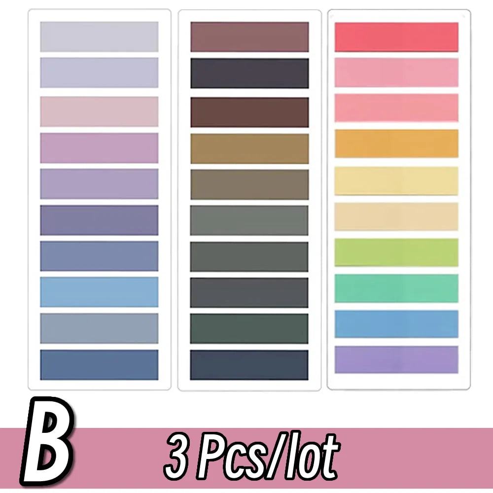 Colorful Transparent Index Memo Pads