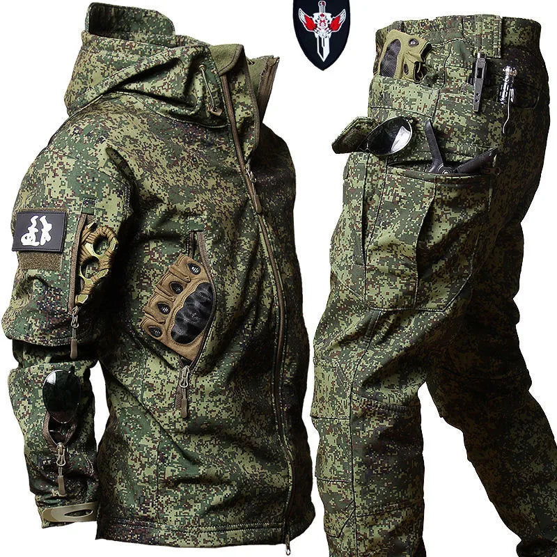 Winter Soft Shell Jacket – Windproof, Waterproof