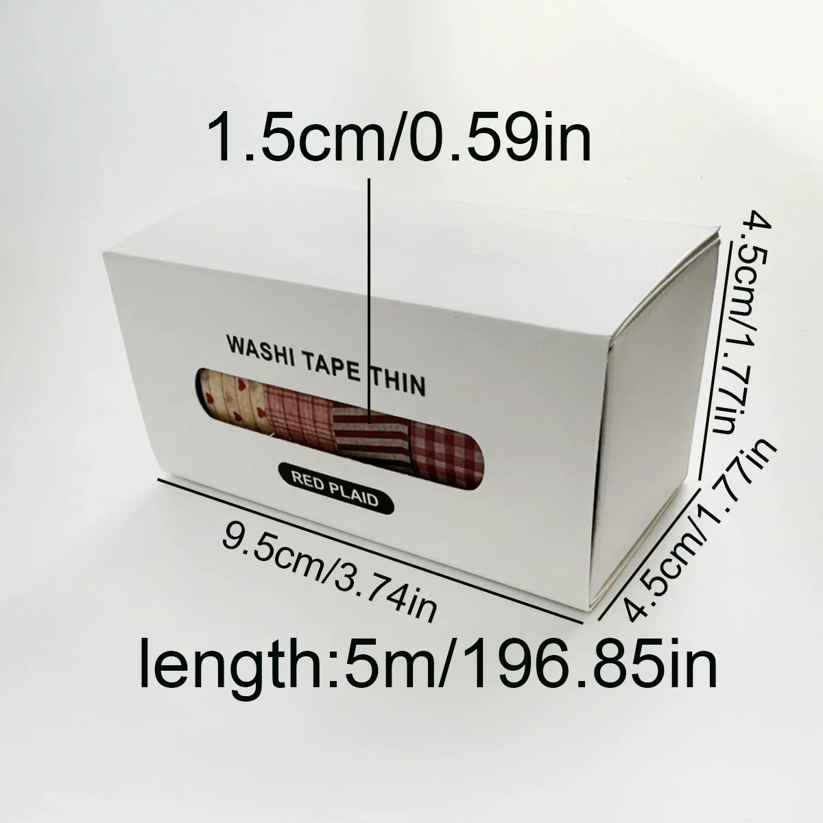 Retro Washi Tape Set (6 Rolls)