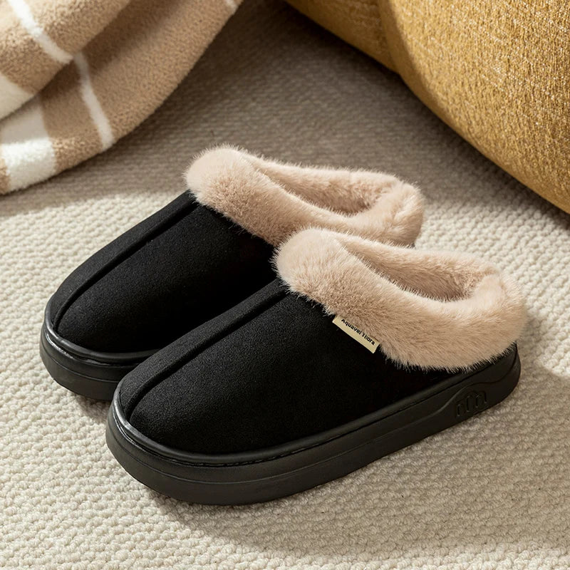 Women's Winter Slippers with Thick Sole