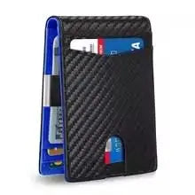 Men's Carbon Fiber RFID Bifold Wallet