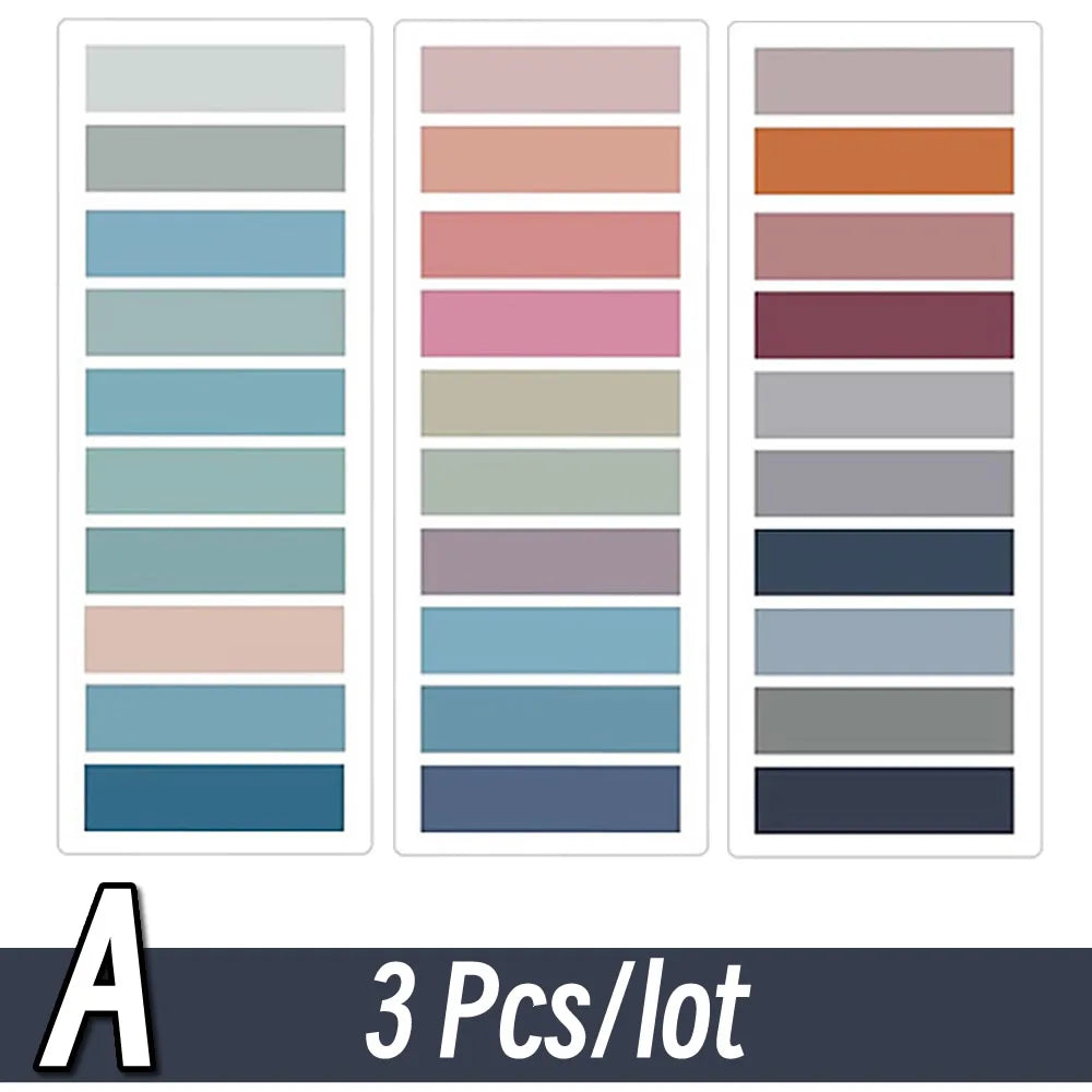 Colorful Transparent Index Memo Pads