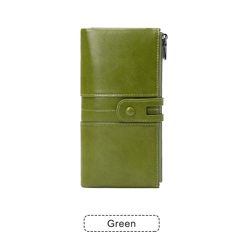 Women's RFID Long Wallet with Coin Pocket