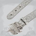 Wide Belt, Fashion Personalized Sequin-decorated Jeans Belt