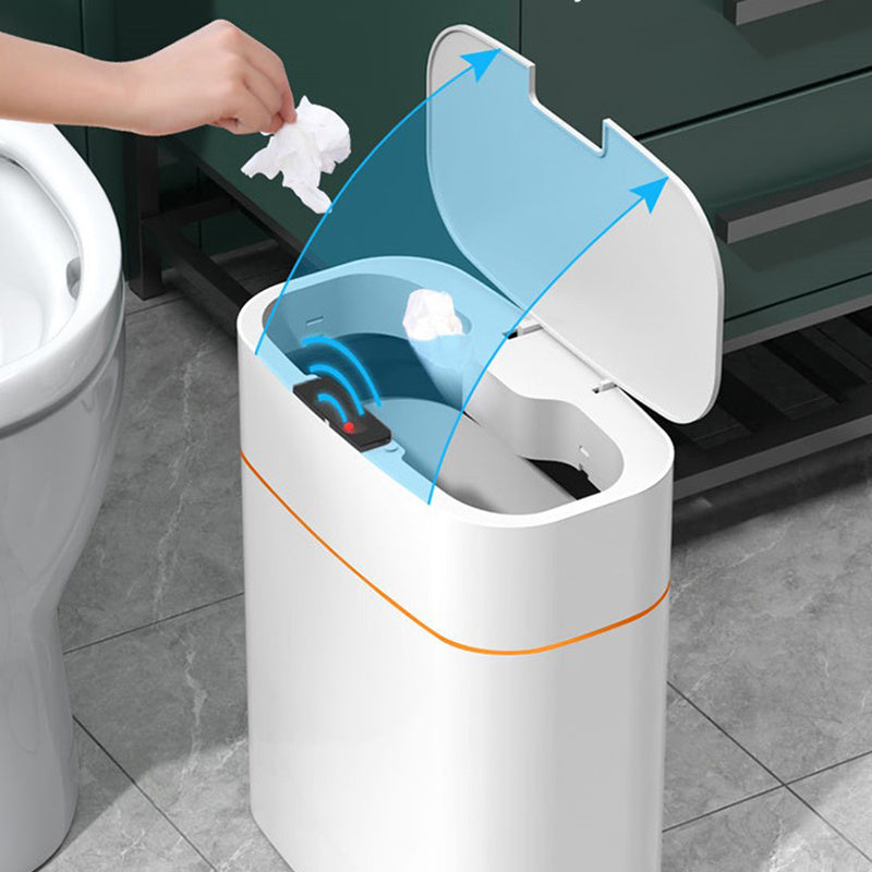 Pattumiera intelligente con sensore di movimento e coperchio