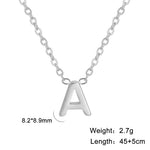 Personalisierte Buchstaben-Halskette mit Anhänger, 18K Gold