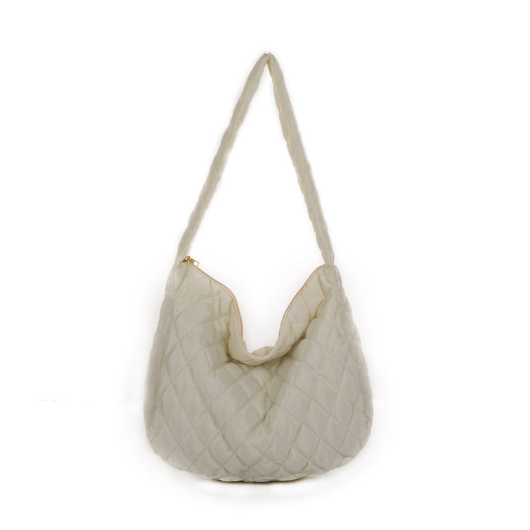 Winter Personalized Bags for Women Crossbody Bag with Rhombus Stitching Design Commuting C