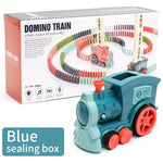 Domino-Zug-Spielset mit 100 Dominosteinen