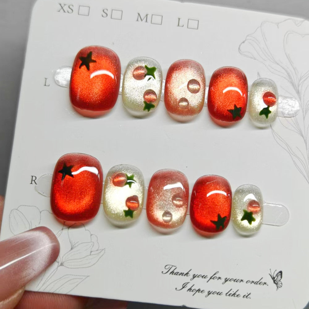 Handmade Press-On Nails, Multiple Styles