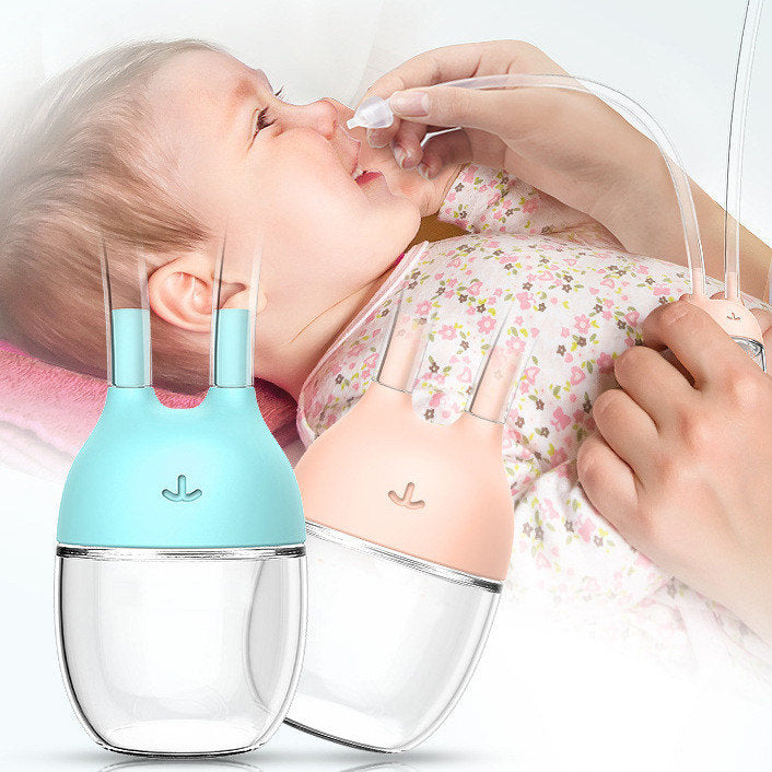 Convenient Baby Safe Nose Cleaner Vacuum Suction Nasal Mucus Runny Aspirator Inhale Baby K