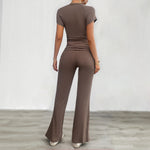 Damen-Set aus kurzärmeligem Oberteil und Hose