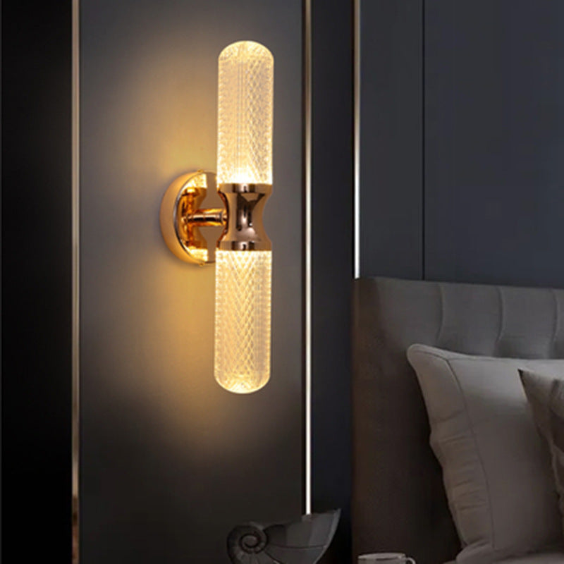 Modern Nordic Wall Lamp, Metal and Acrylic