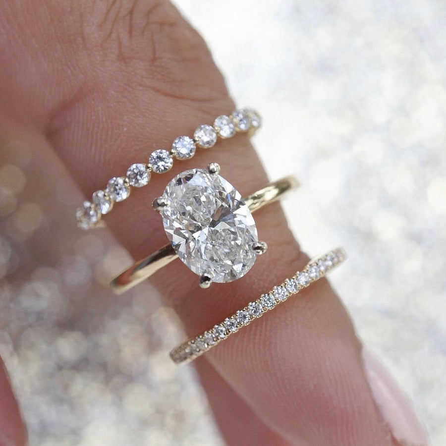 Yiwu Sanjie Fabrikant Licht Luxe Mode Joker Zirkonia Ring Dames Super Flash Diamant