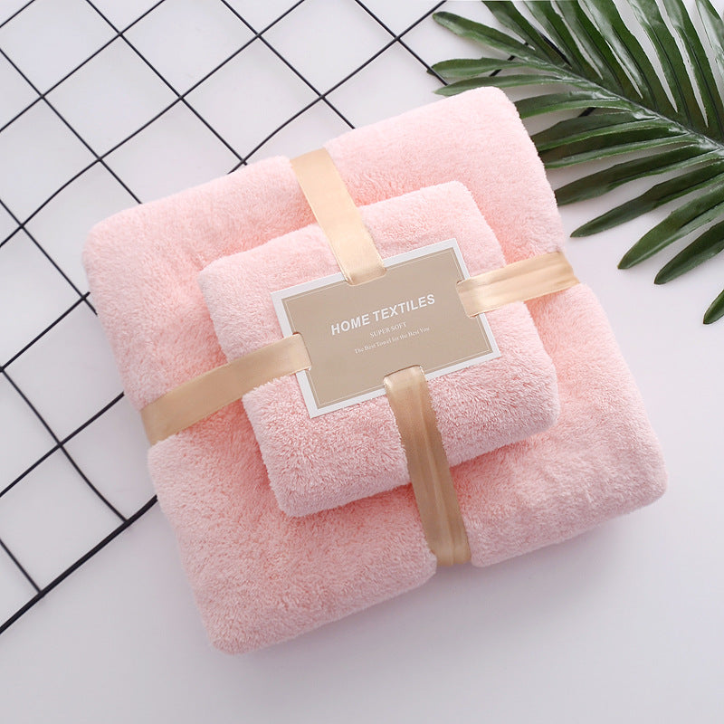 Coral Fleece Bath Towel