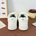 Women's White Platform Sneakers