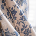 Cotton Linen Cafe Curtain with Tassels