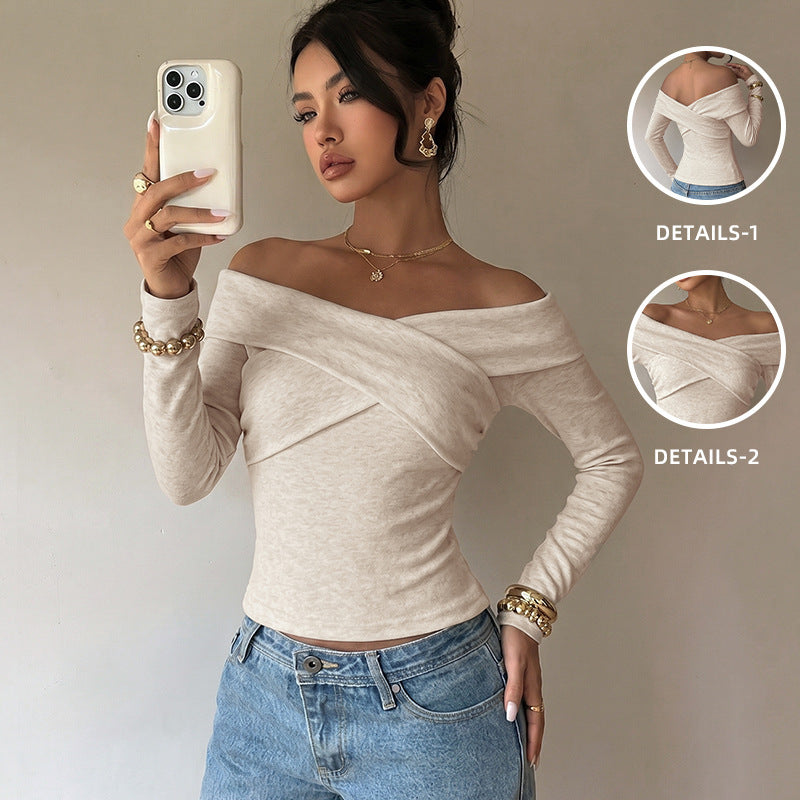 French-Style Winter Knit Top