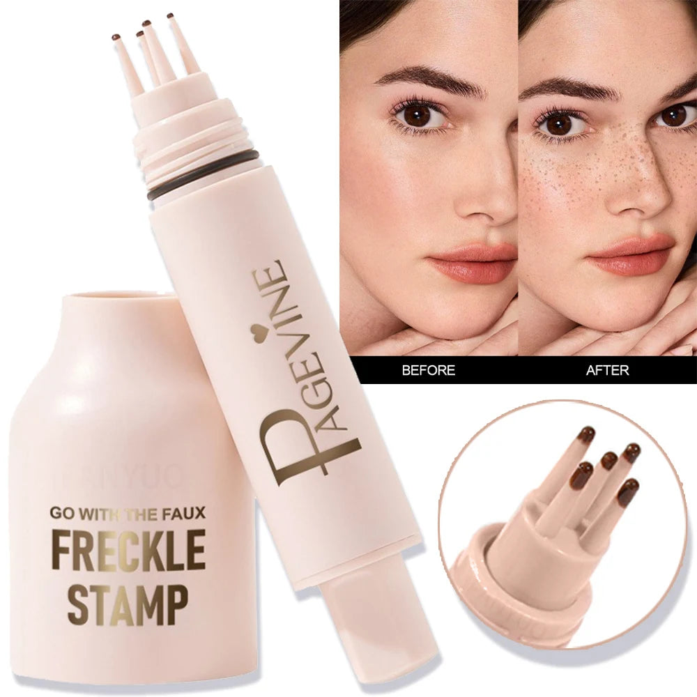 Stylo tampon pour taches de rousseur, micro-tampon à 5 pointes